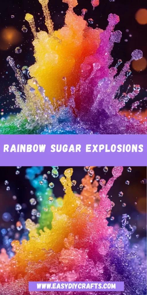Rainbow Sugar Explosions