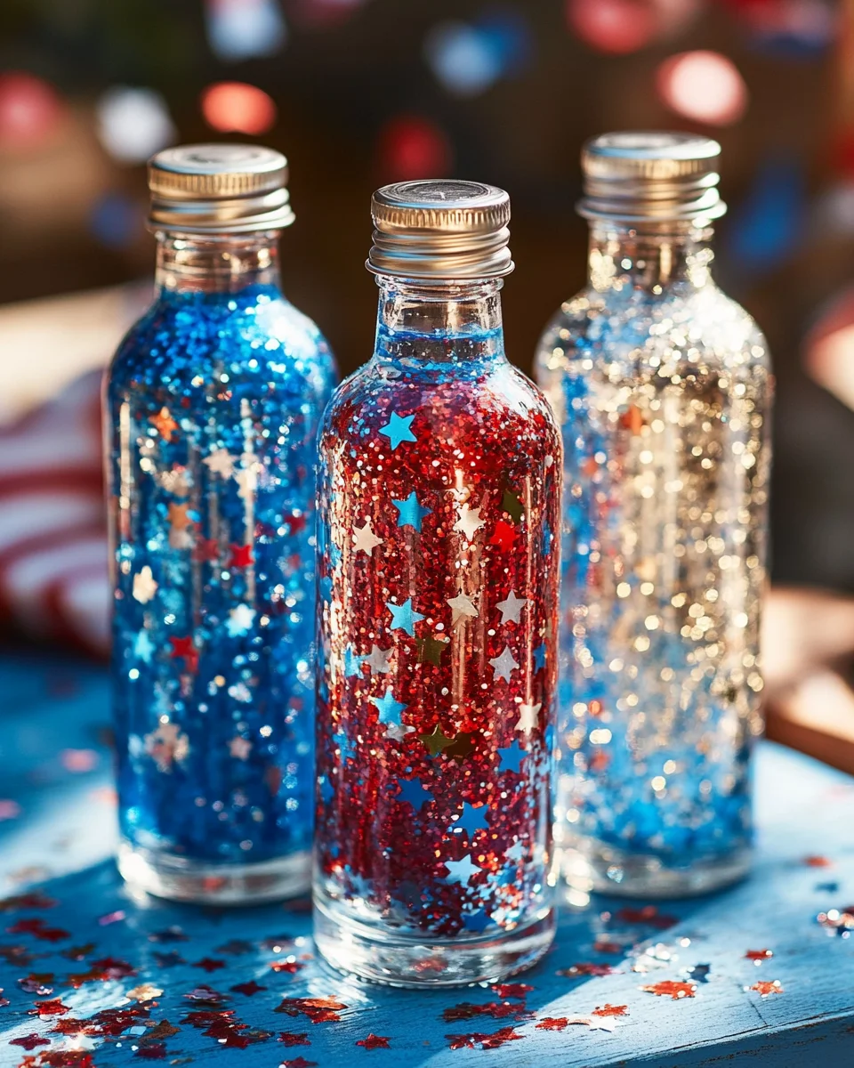 DIY Water Bottle Fireworks Craft