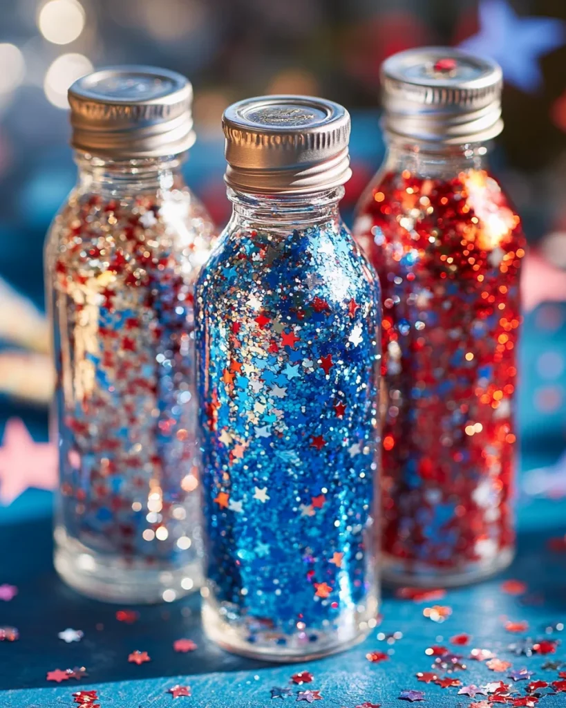 DIY Water Bottle Fireworks Craft
