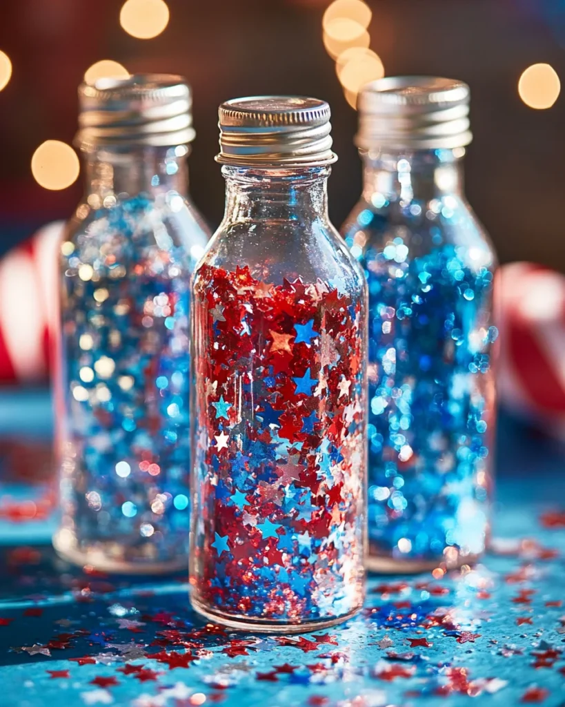 DIY Water Bottle Fireworks Craft