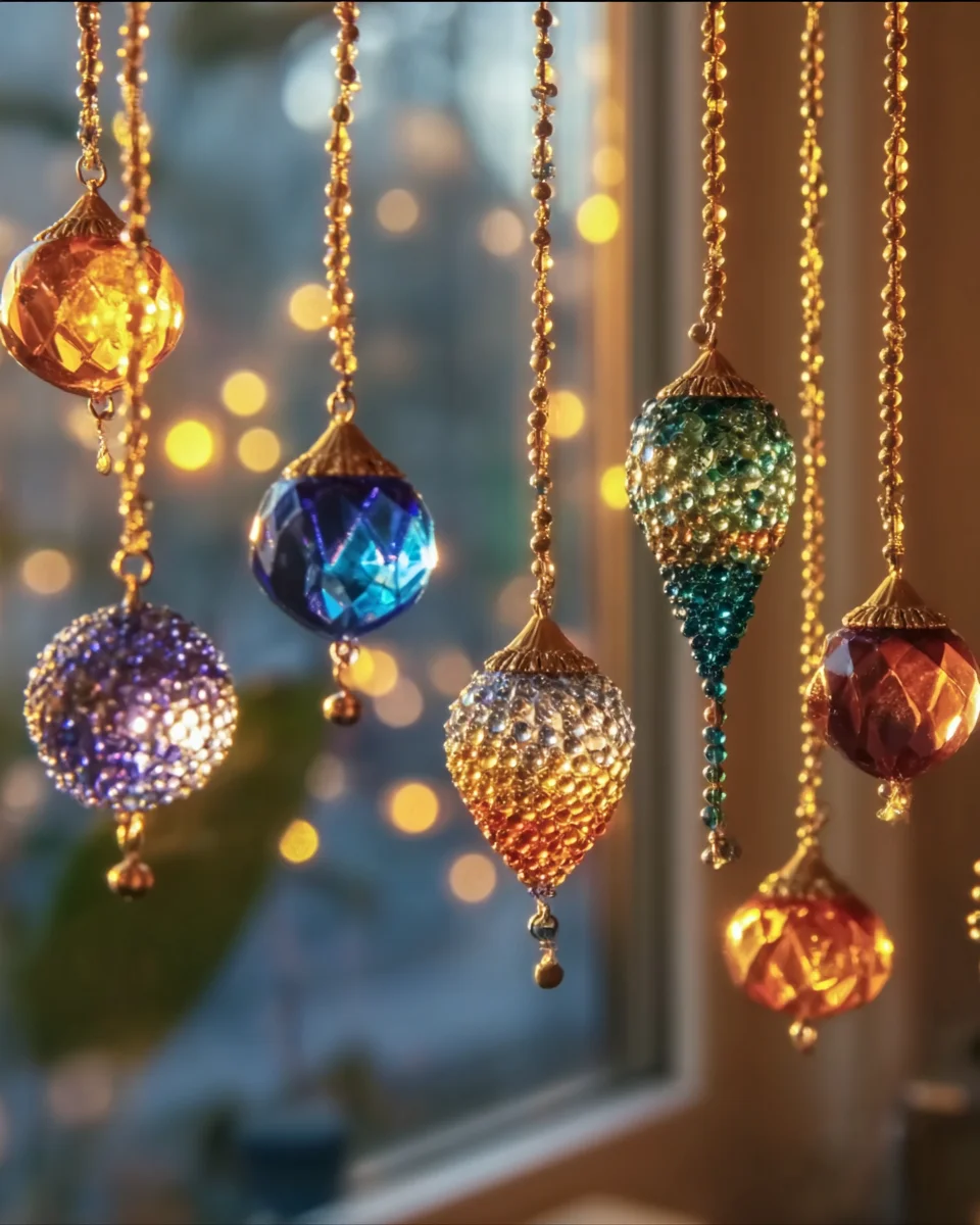 Melted Bead Suncatchers That Glow