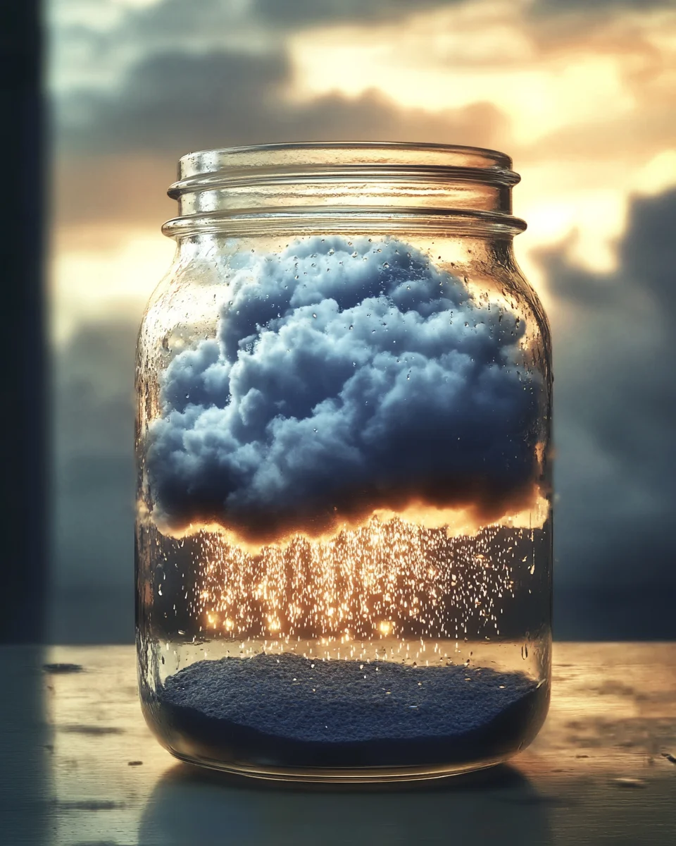Rainy Cloud in a Jar: Create Your Own Rain Science!
