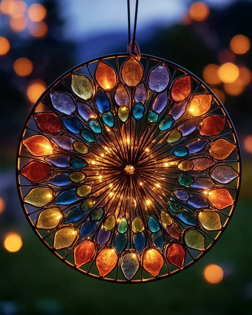 DIY Firework Suncatcher