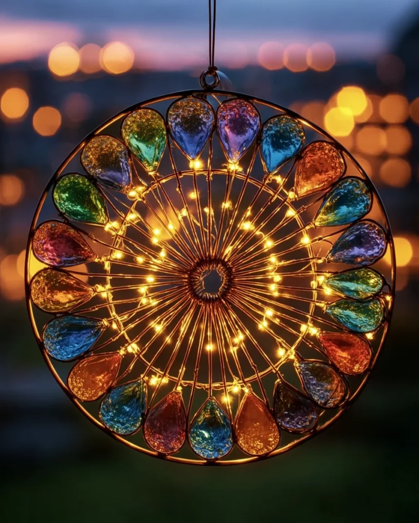 DIY Firework Suncatcher