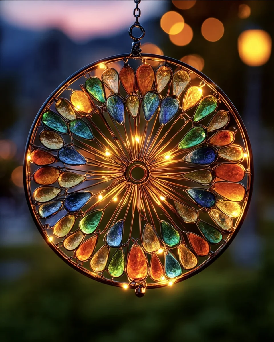 DIY Firework Suncatcher