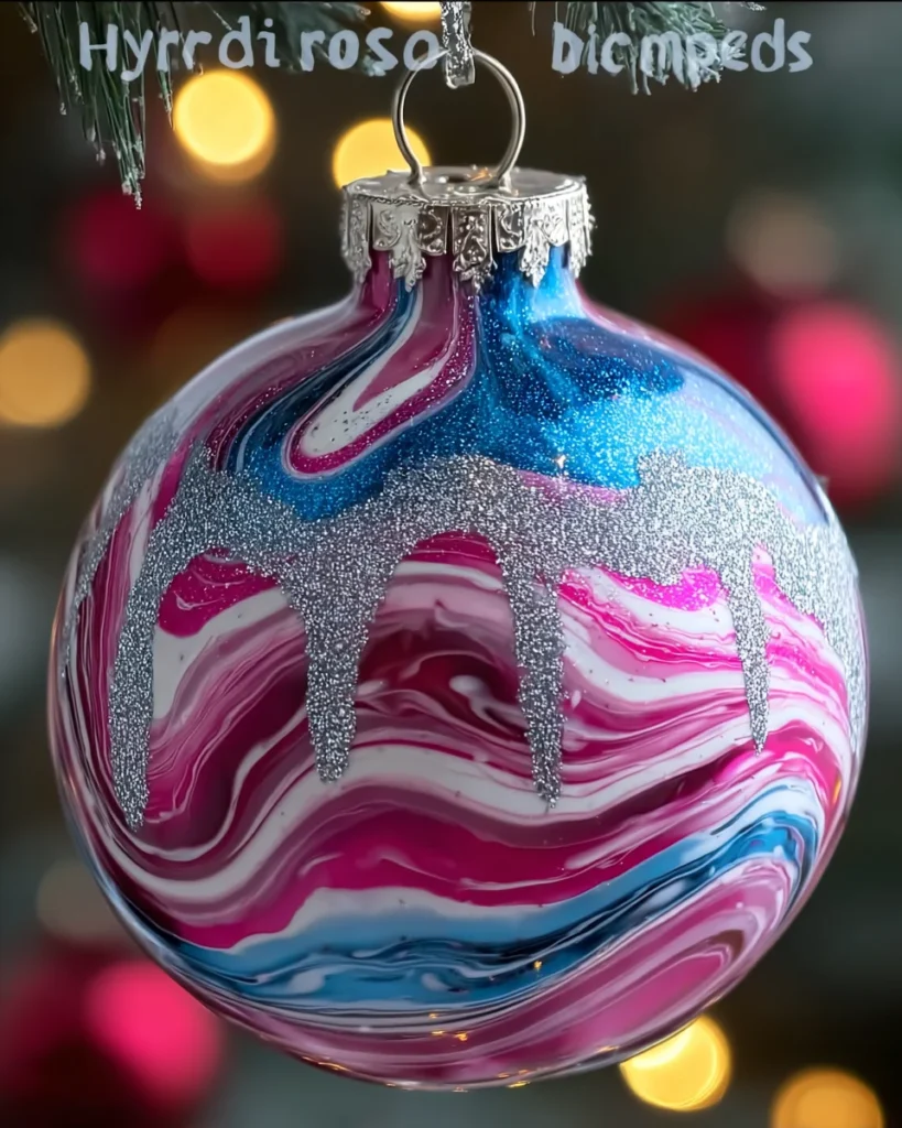 Hydro Dipped Ornaments
