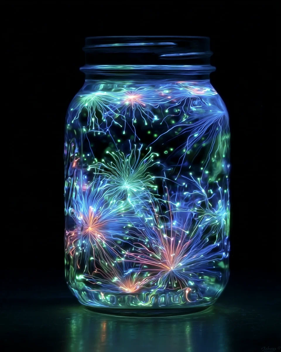 Glow-in-the-Dark Fireworks Jar: Ignite Your Imagination!