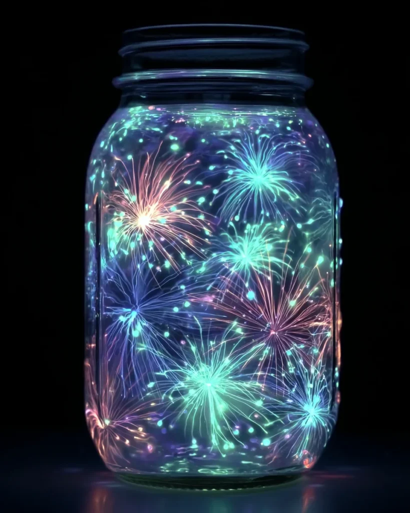 Glow-in-the-Dark Fireworks Jar: Ignite Your Imagination! 8 Glow-in-the-Dark Fireworks Jar: Ignite Your Imagination!
