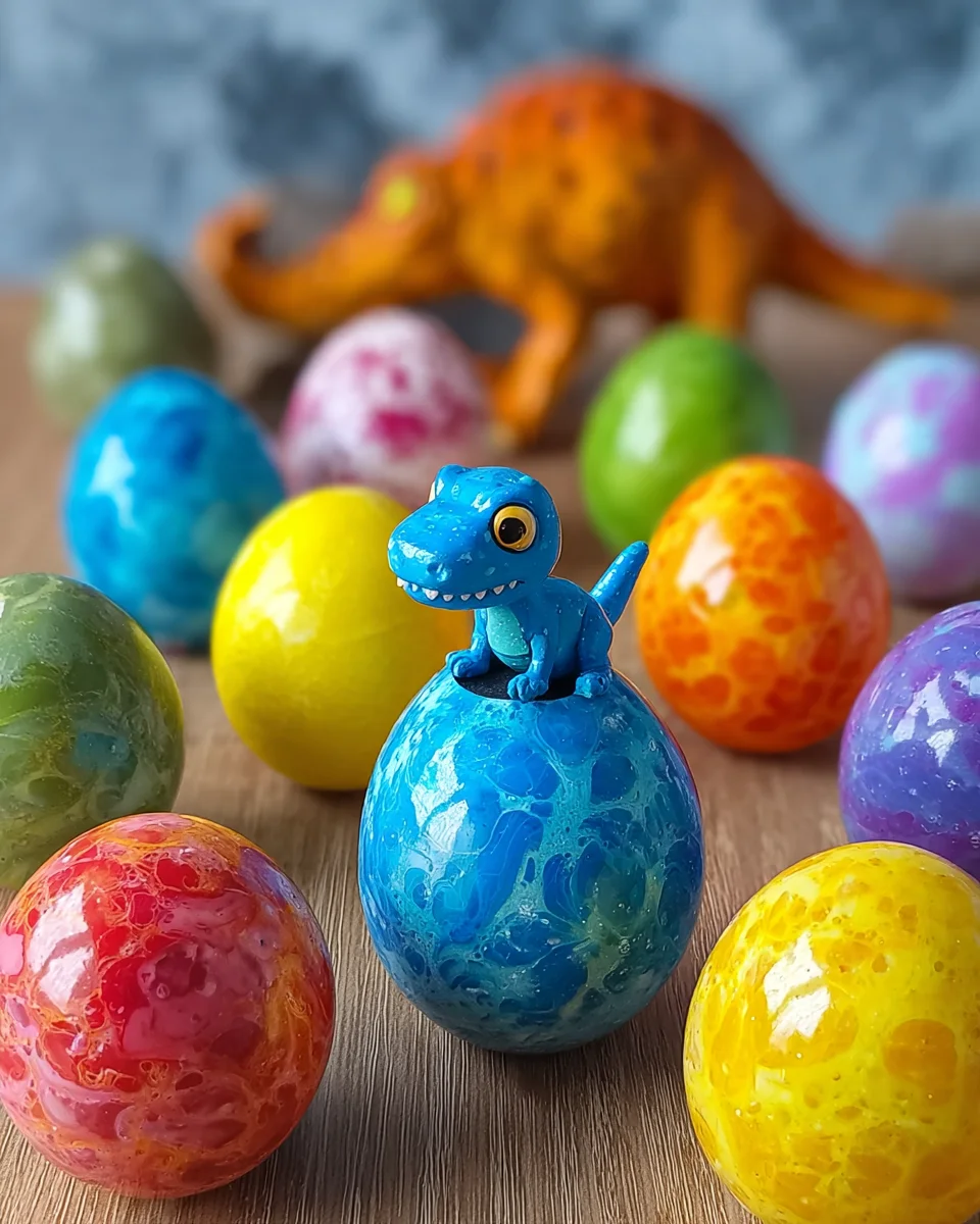 Fizzing Hatching Dino Eggs