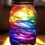 DIY Rainbow-in-a-Jar Sensory Bottle
