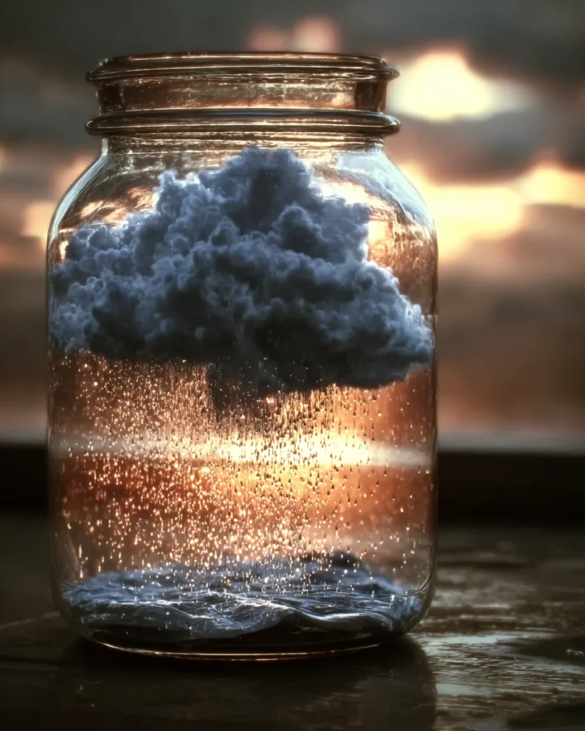Rainy Cloud in a Jar