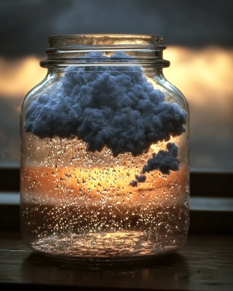 Rainy Cloud in a Jar