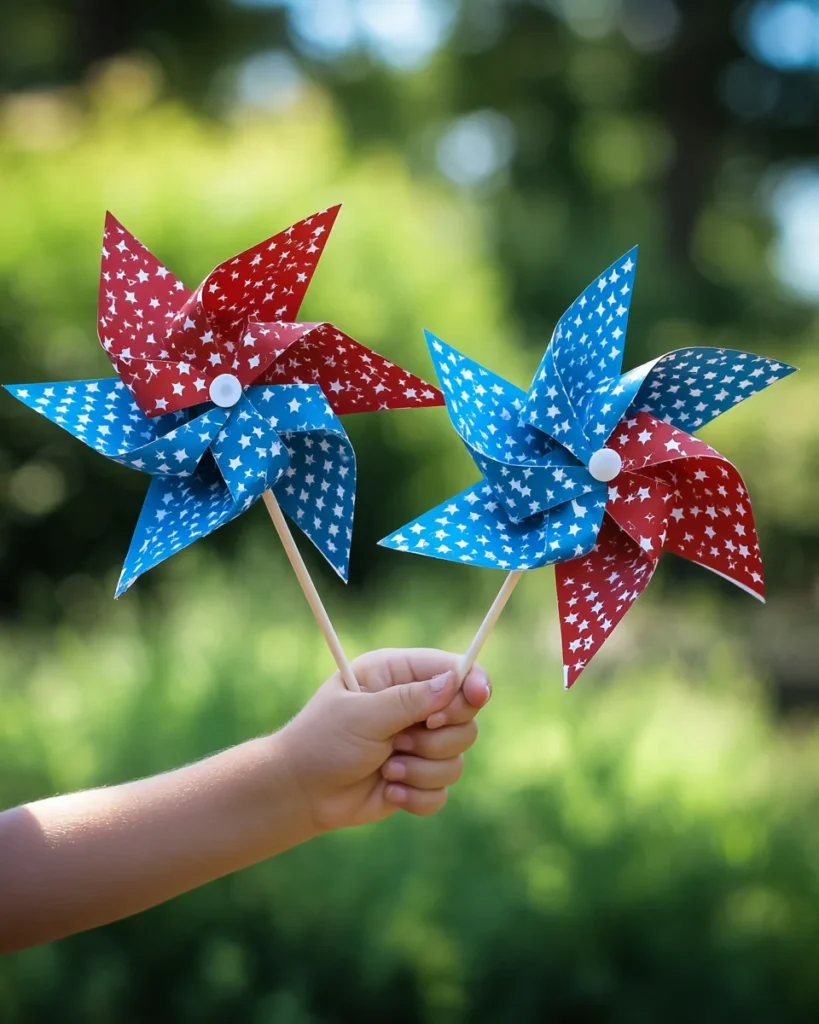 4th of July pinwheels Craft: Create Colorful Fun Today! 5 4th of July pinwheels Craft