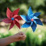 4th of July pinwheels Craft
