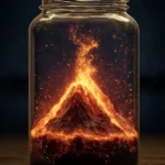 MAKE A MINI VOLCANO IN A JAR for Fun Eruptions!
