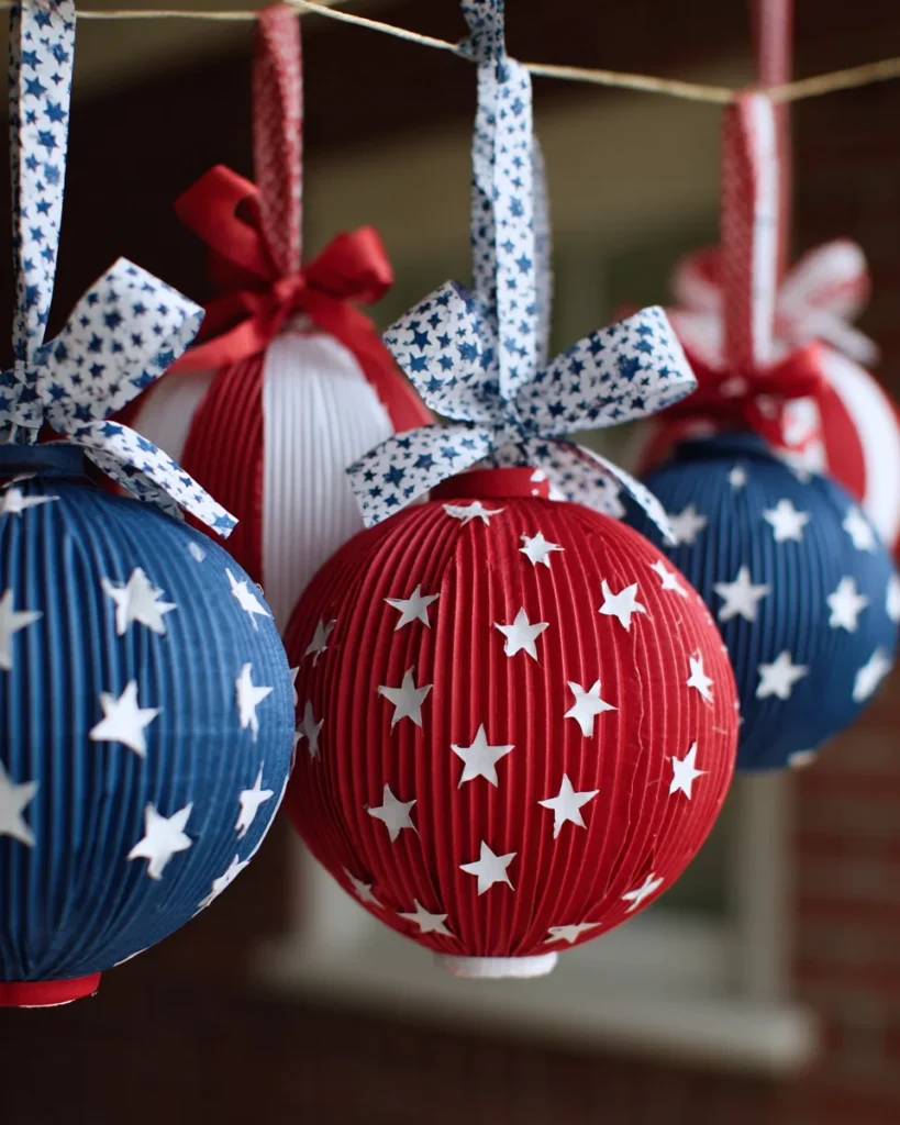 4th of July Paper Lanterns Craft