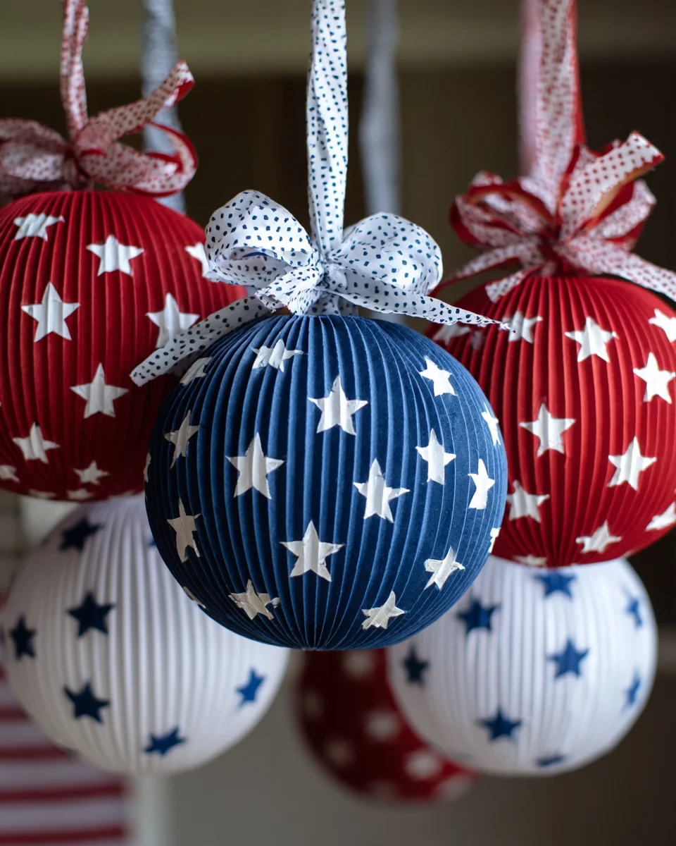 4th of July Paper Lanterns Craft