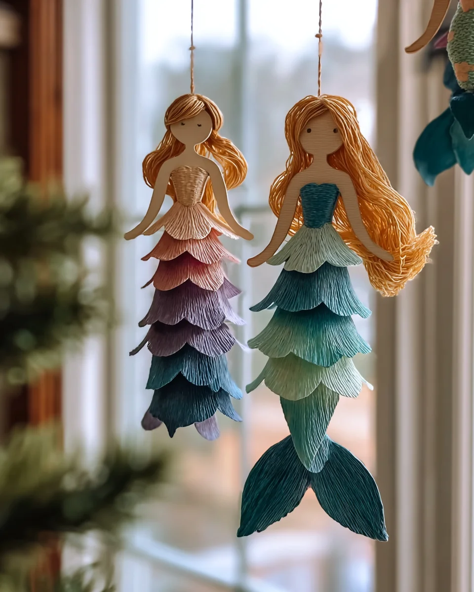 Egg Carton Mermaid DIY Craft