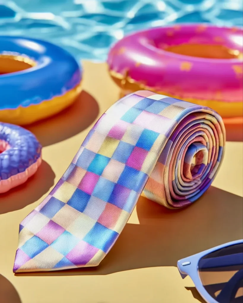 UV-Reactive Checker Tie: Discover Its Unique Style Today!