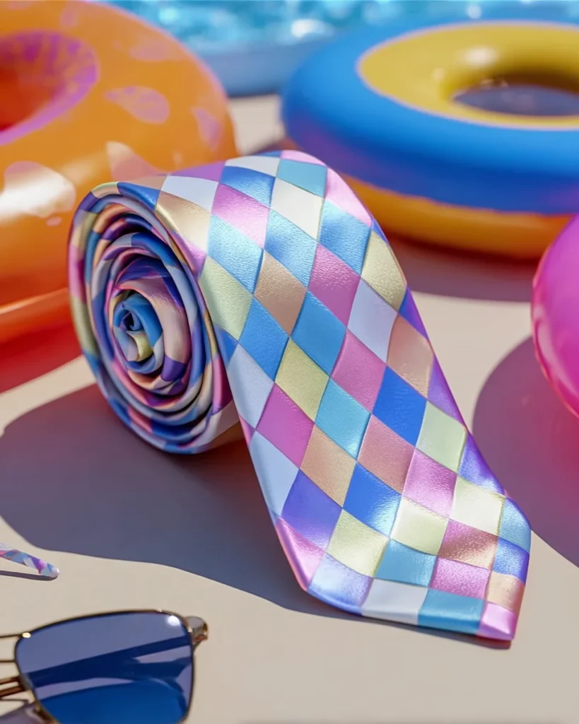 UV-Reactive Checker Tie: Discover Its Unique Style Today!