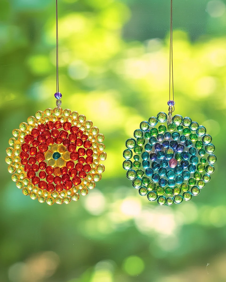 Melted Bead Suncatchers