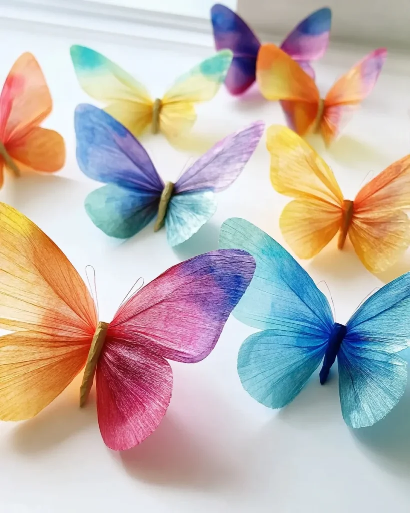 Chromatography Coffee Filter Butterflies: Create Yours Today!