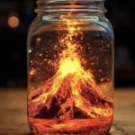 Mini Volcano in a Jar