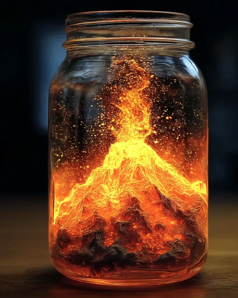 Mini Volcano in a Jar