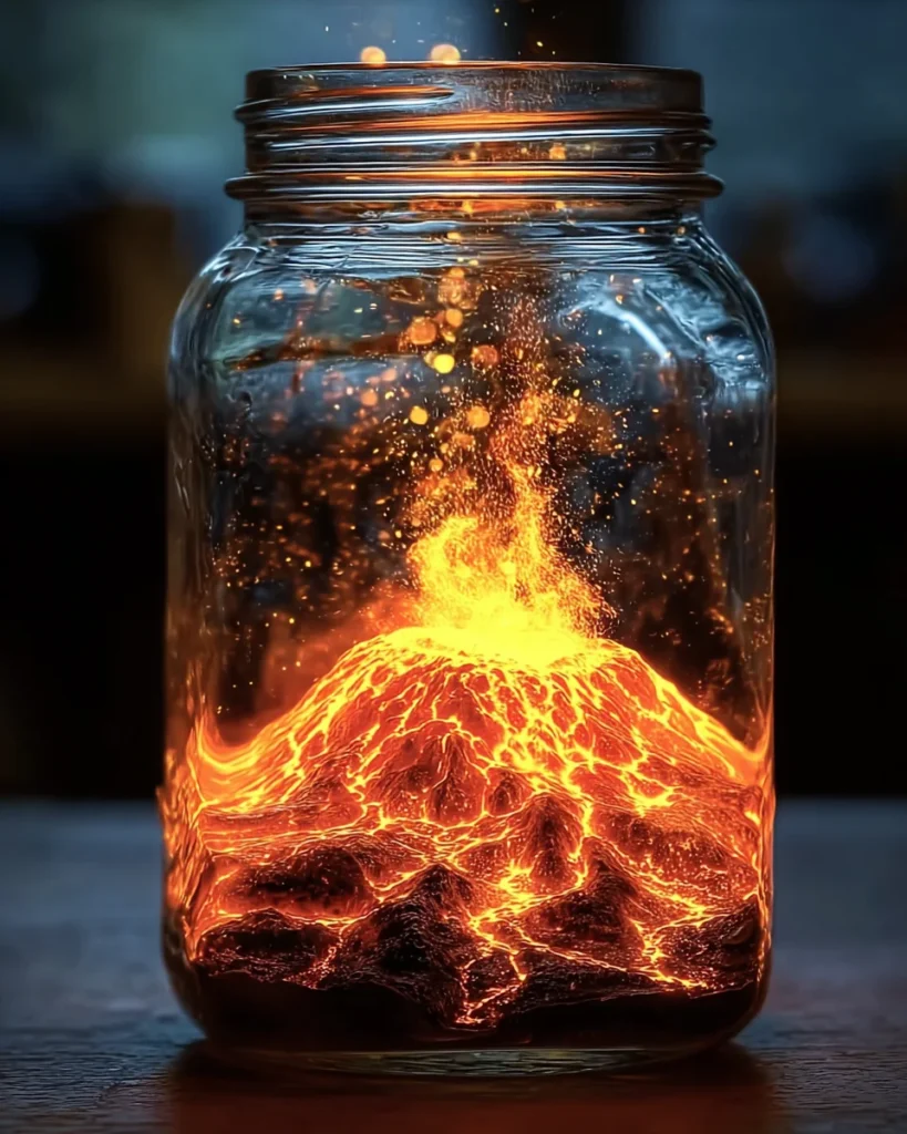 Mini Volcano in a Jar