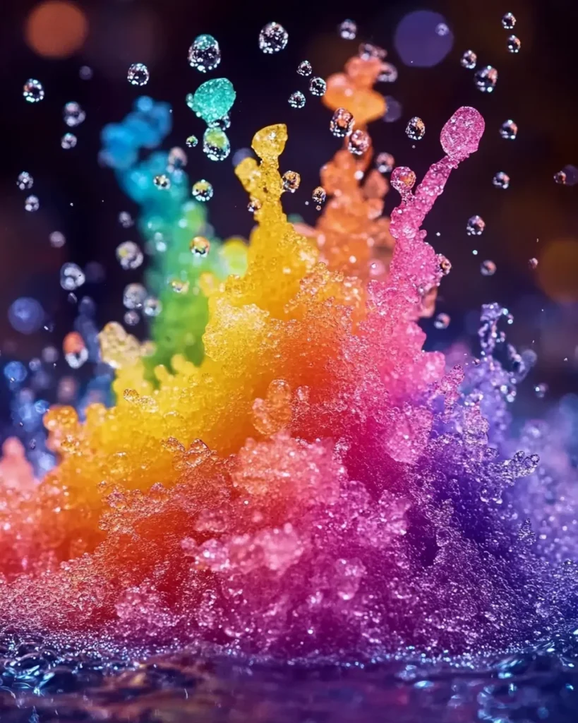 Rainbow Sugar Explosions