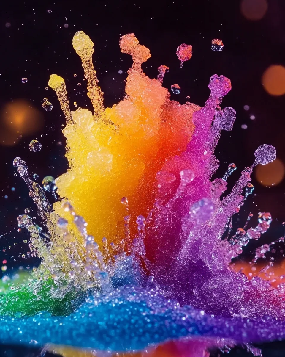 Rainbow Sugar Explosions