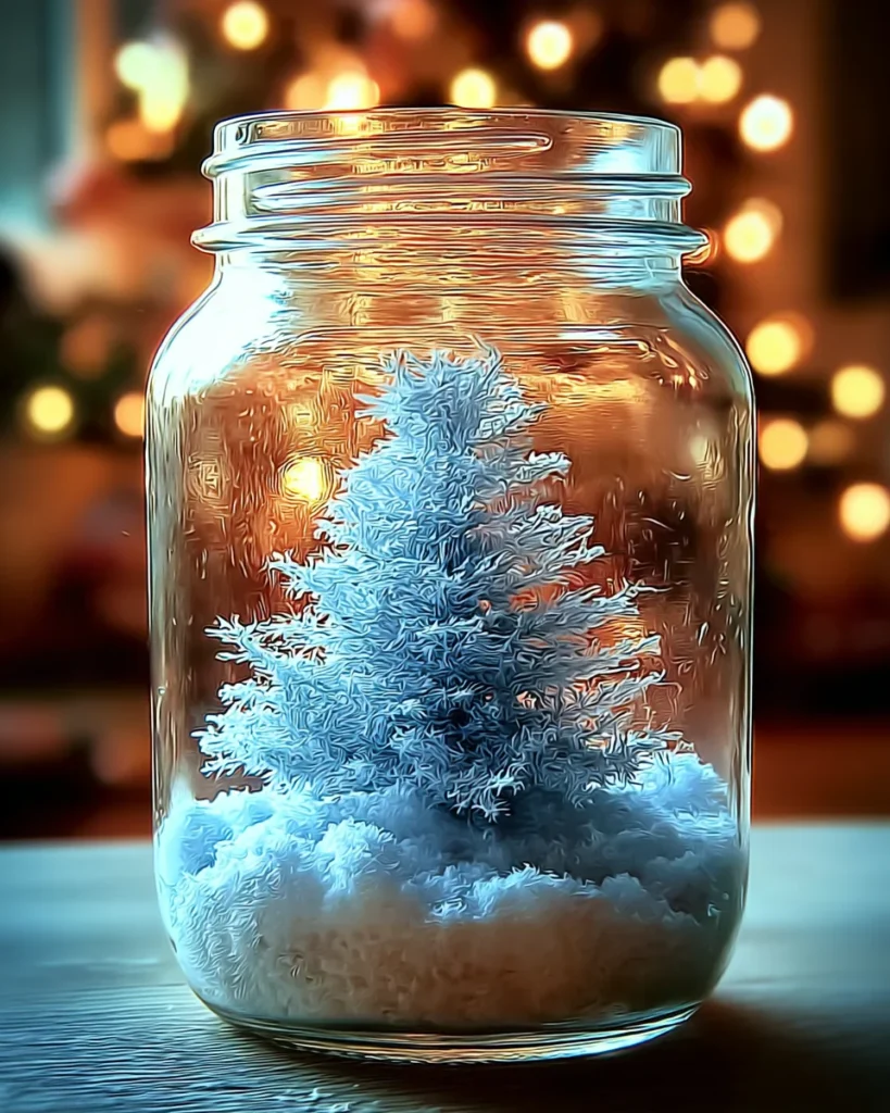 Snowstorm in a Jar: Create a Magical Winter World! 7 Snowstorm in a Jar