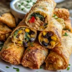 Southwest Chicken Egg Rolls: Crisp & Flavorful Delight!