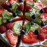 Watermelon Pizza Yogurt Fruit