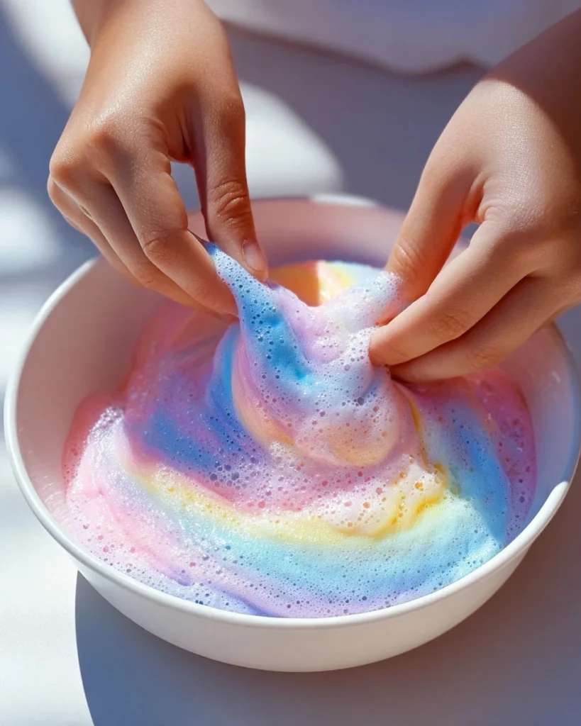 Cornstarch and Dish Soap Bubble Dough: Easy Fun Recipe!