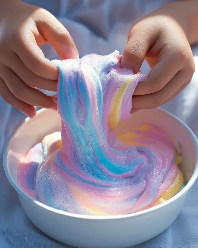 Cornstarch and Dish Soap Bubble Dough: Easy Fun Recipe!