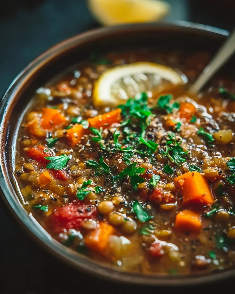 Mediterranean Lentil Soup