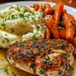 Garlic Herb Chicken Mashed Potatoes