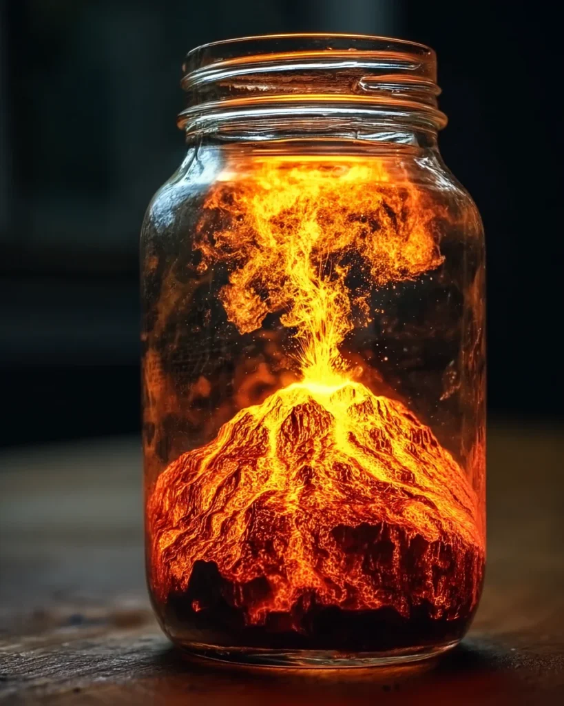 Mini Volcano in a Jar