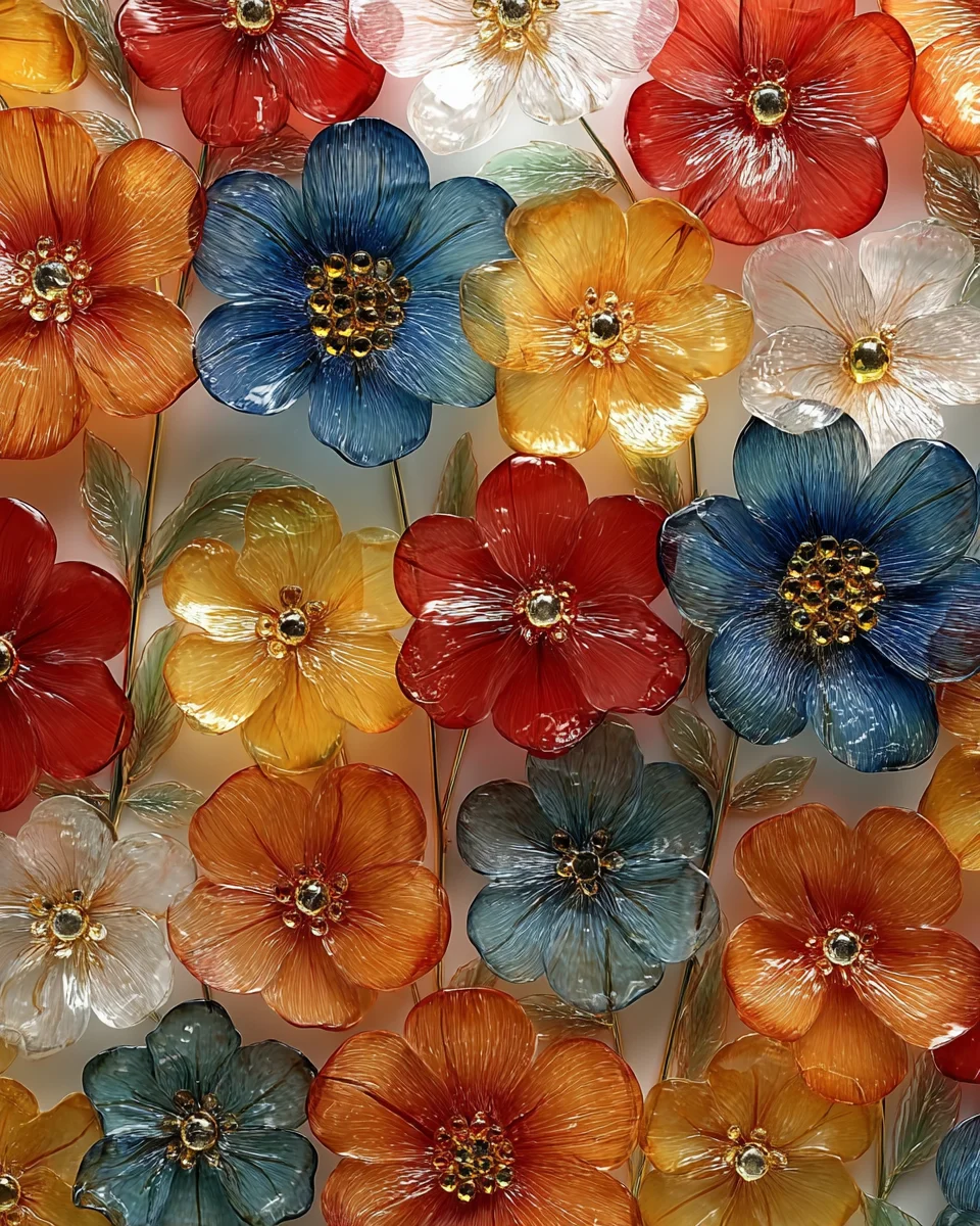 DIY Flowers Salt Painting for Kids