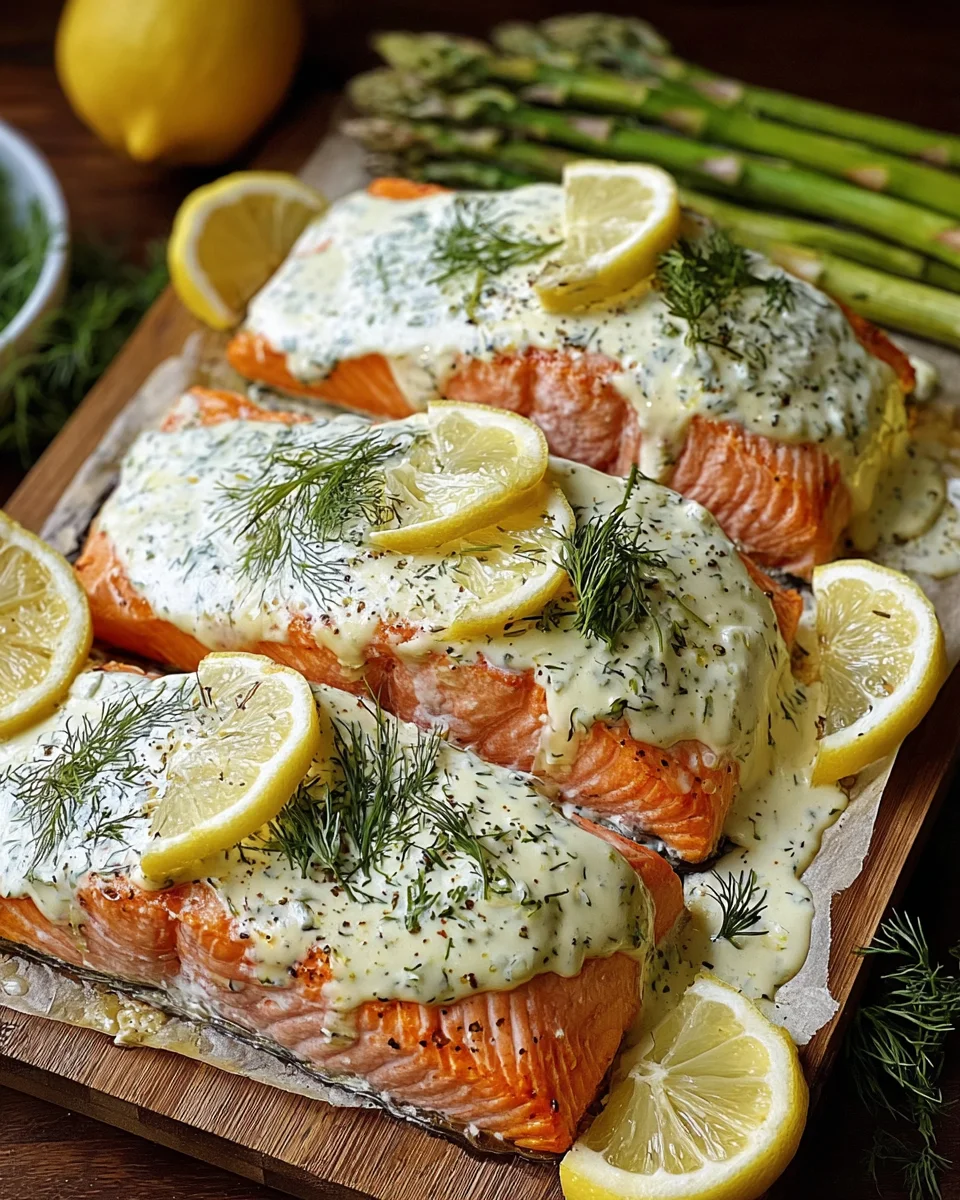 Creamy Lemon Dill Salmon