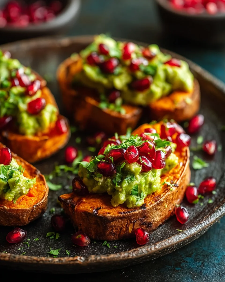 Sweet Potato Crostini with Avocado and Lime is Delicious!