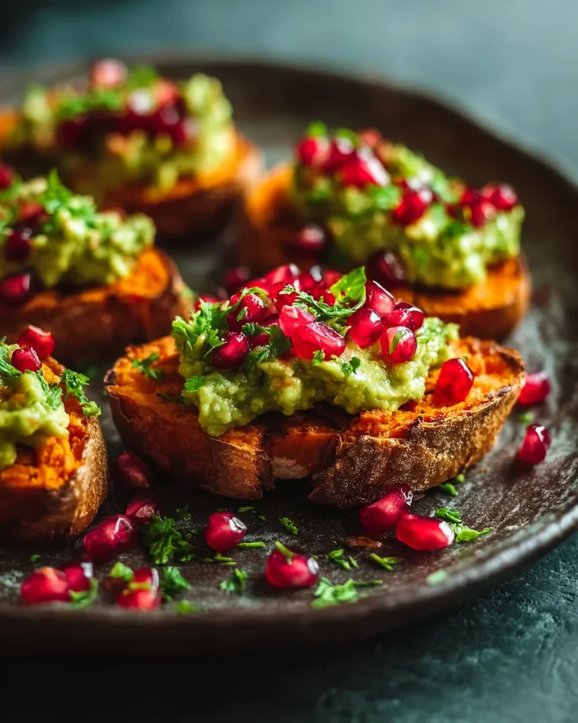 Sweet Potato Crostini with Avocado and Lime is Delicious!