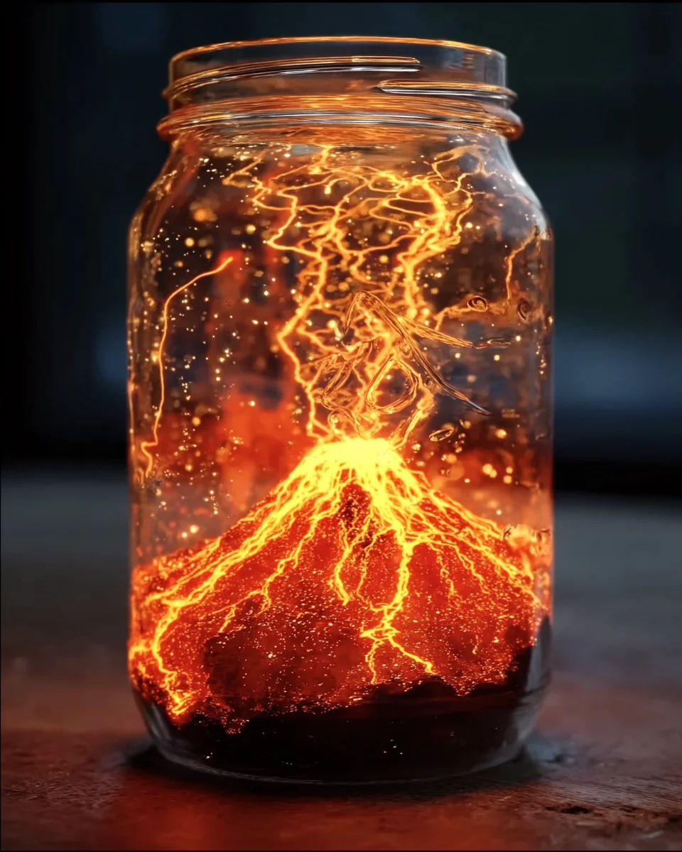 Mini Volcano in a Jar: Unleash Erupting Science Fun!
