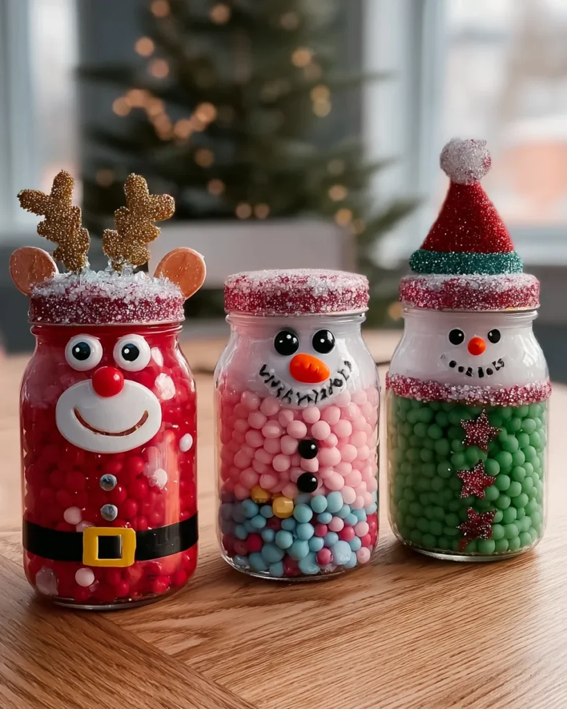 Festive Holiday Jar Crafts