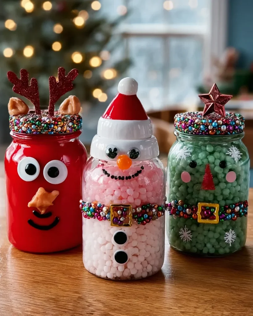 Festive Holiday Jar Crafts