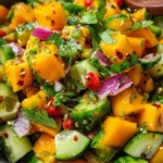 Mango Cucumber Salad with Chili Lime