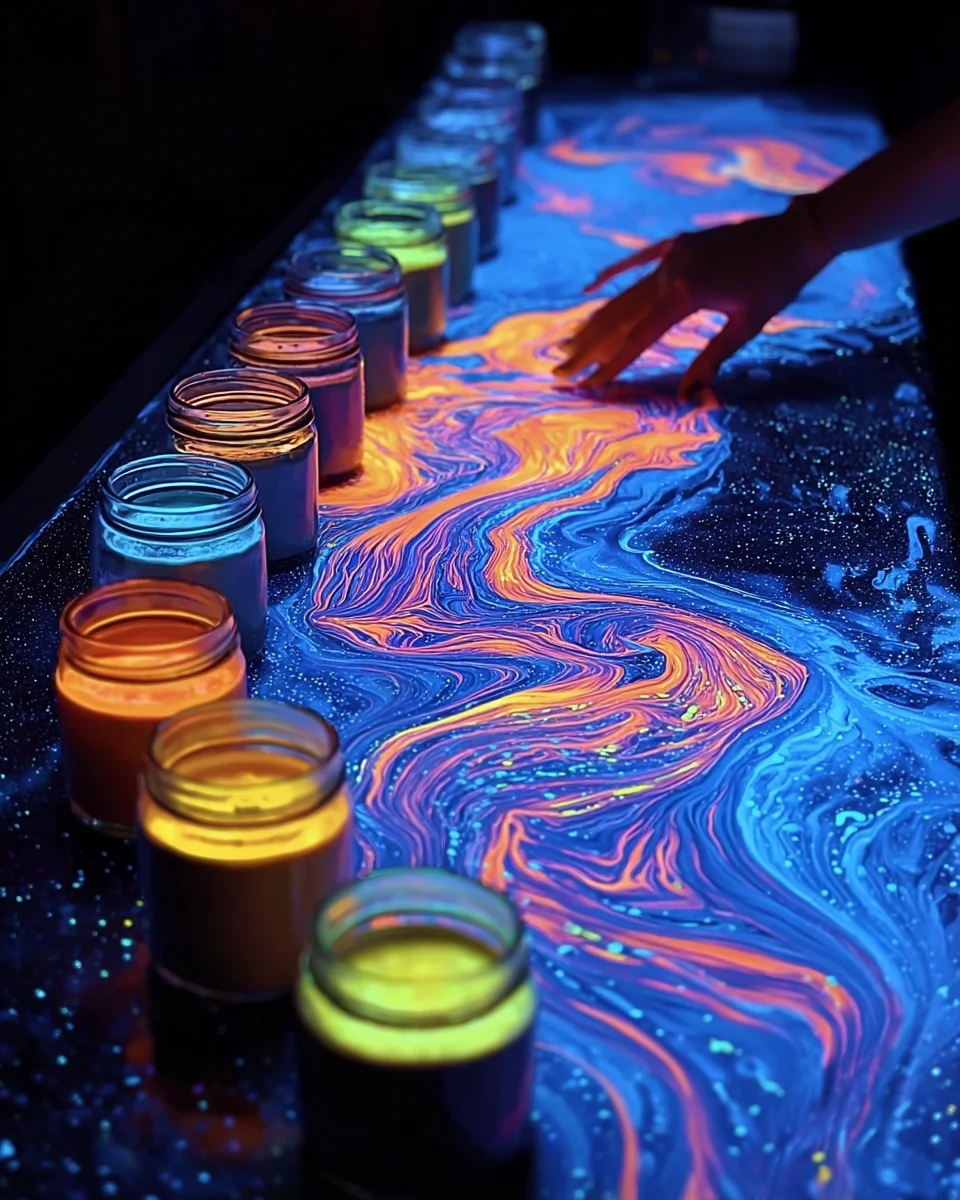 Glow in the Dark Painting Project