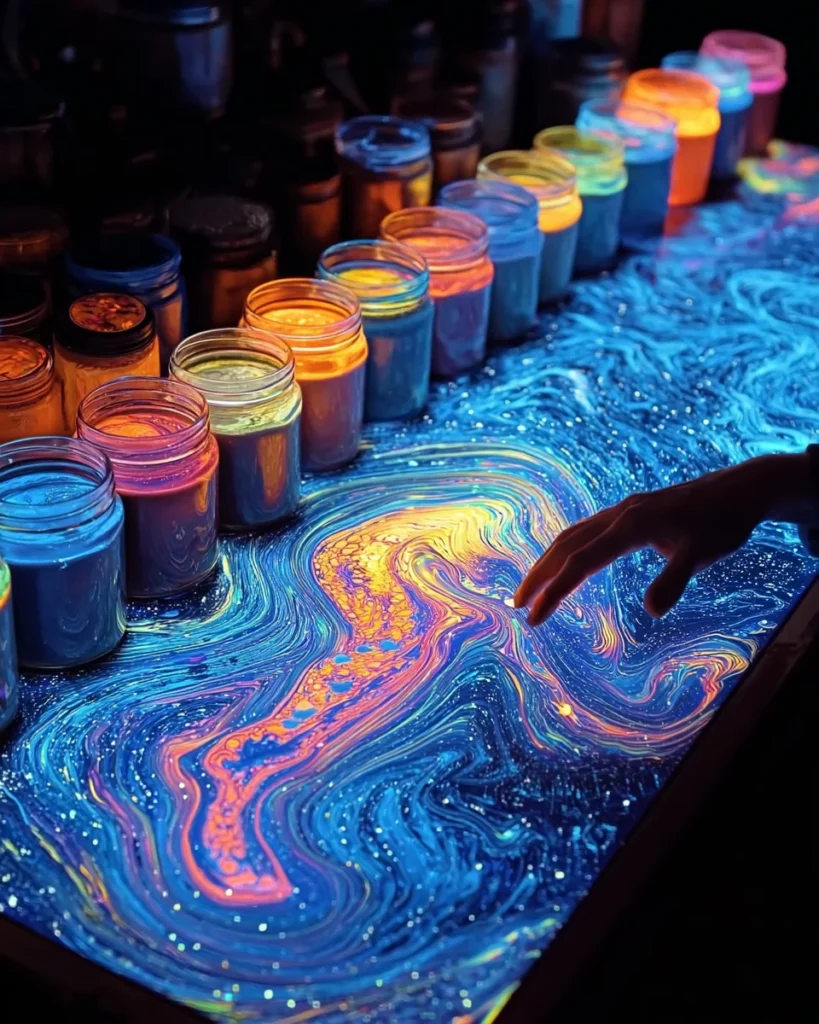 Glow in the Dark Painting Project 