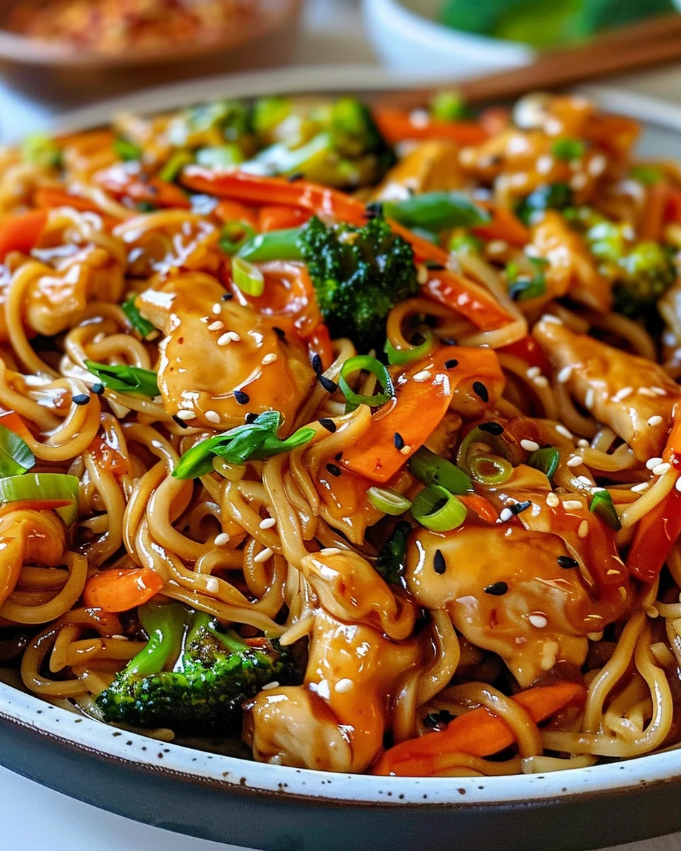 Chicken Teriyaki Noodles